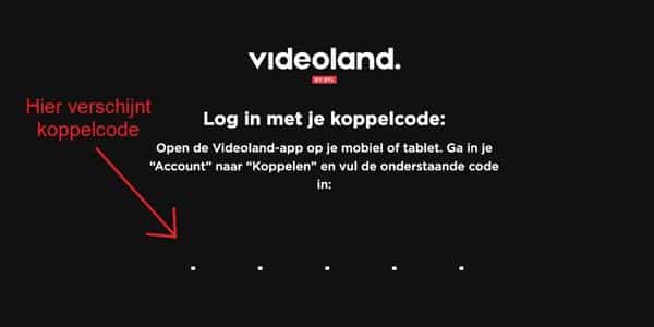 Videoland koppelcode 2