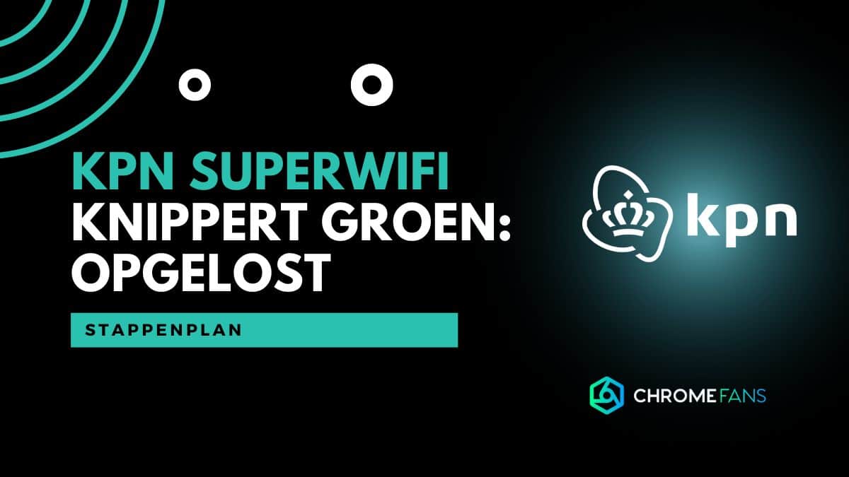 KPN Superwifi knippert groen